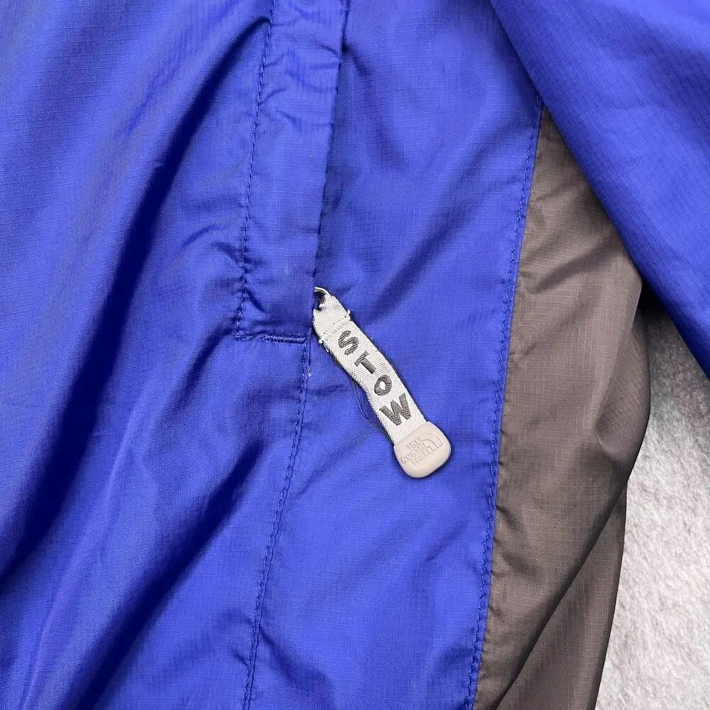 The North Face Windbreaker Jacket Mens XL Blue Polyester Full-Zip Long Sleeve